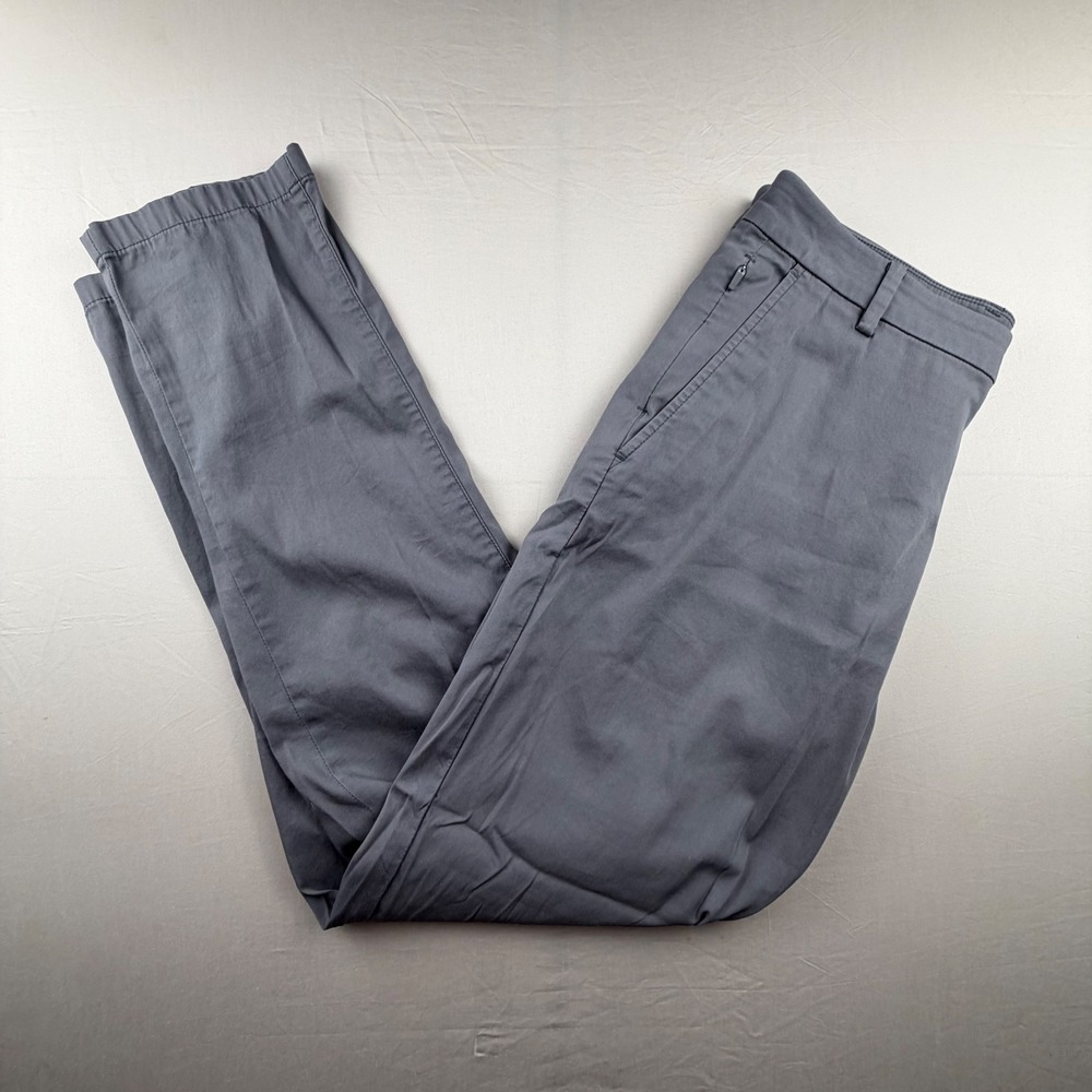 Birddogs Performance golf pants‎ Chino Mens 32x32 Grey Stretch Zipper 0165